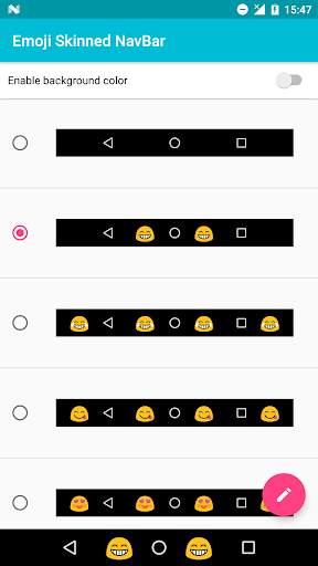 Emoji Color NavBar 5 تصوير الشاشة
