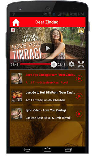 Dear Zindagi Movie Songs screenshot 3