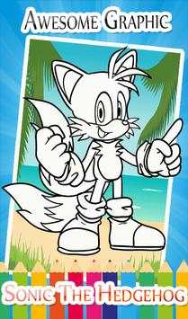 Advance Coloring book For Sonic Hero Dash screenshot 4
