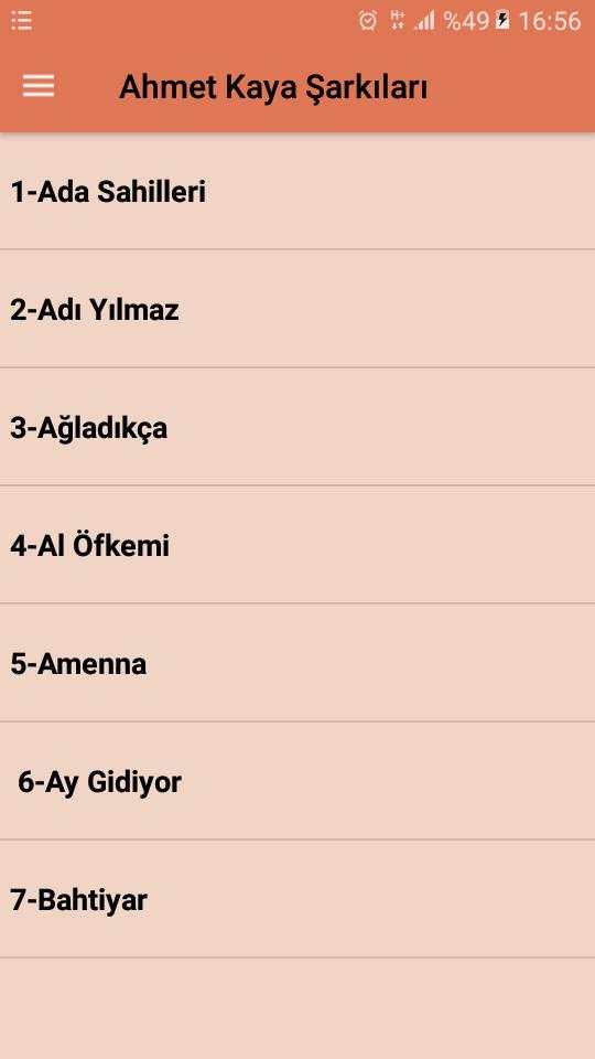 Ahmet KA--YA Şarkıları (İnternetsiz) screenshot 4