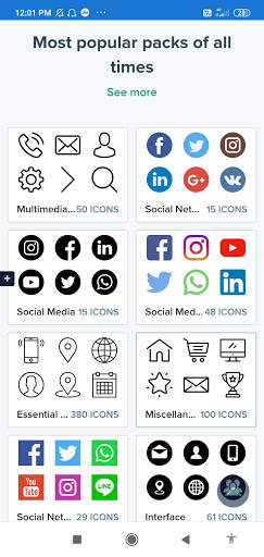 Flaticon screenshot 15