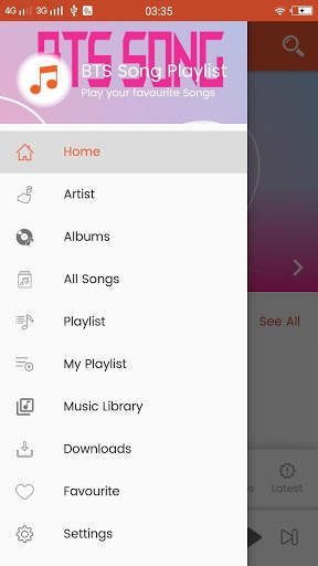 BTS Song Playlist screenshot 3