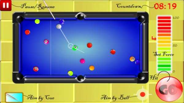 Snooker game скриншот 2