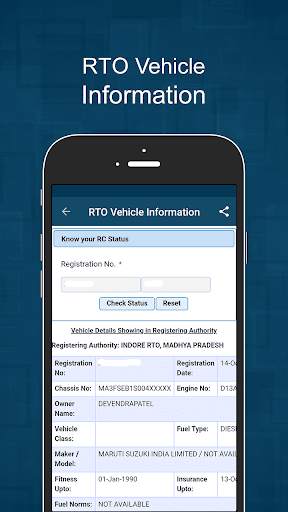 RTO Vehicle Information screenshot 3