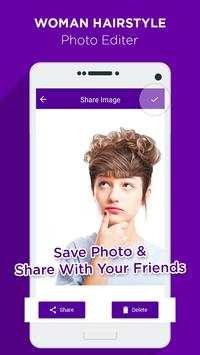 Woman Hairstyle Photo Editor screenshot 5