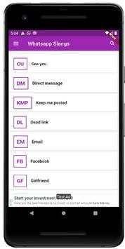 WhatsApp Slang screenshot 2