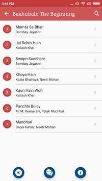 Hit Bahubali Songs Lyrics screenshot 3
