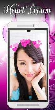 Photo Booth Heart Crown App screenshot 7