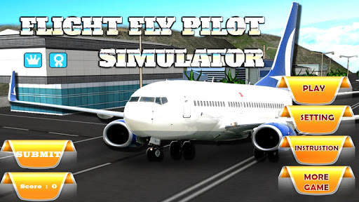 Flight Fly Pilot Simulator screenshot 1