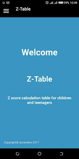 Z-Table screenshot 7