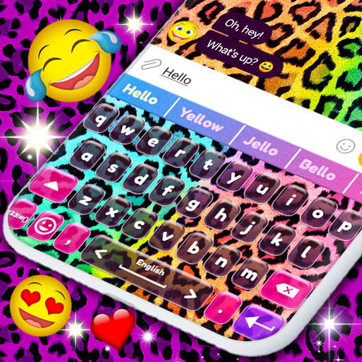 Animal Print Keyboard 🐆 Neon Color Themes icon