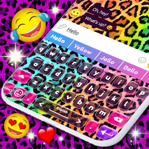 Animal Print Keyboard 🐆 Neon Color Themes 2.4.8
