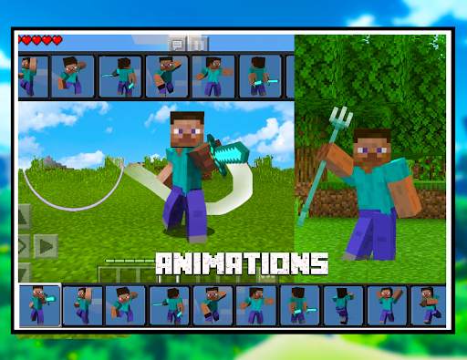 Animations Player Mod MCPE screenshot 2