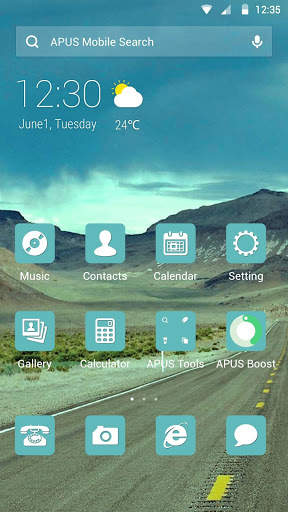 journey-APUS Launcher theme screenshot 1
