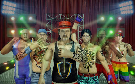 Ring Wrestling Revolution Cage Fighting Games 2021 screenshot 5