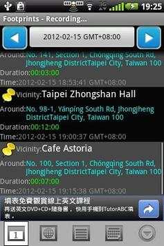Footprints screenshot 1