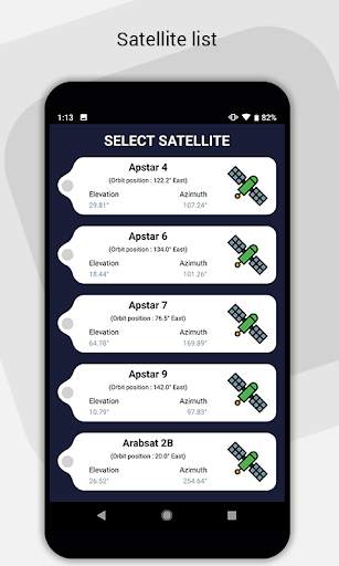 Satellite Finder Aline Antenna screenshot 3