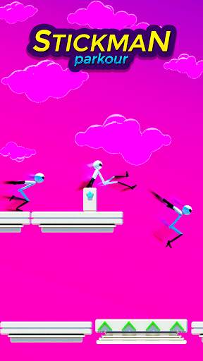 Stickman Parkour 3D Ninja Run Race screenshot 1