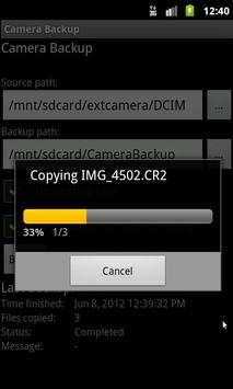 Camera Backup Trial screenshot 1