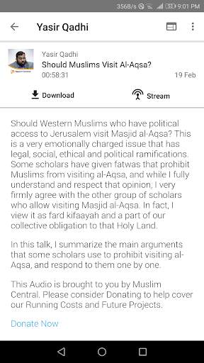 Yasir Qadhi - Audio Lectures screenshot 3