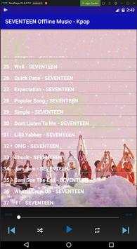 SEVENTEEN Offline Music - Kpop screenshot 4