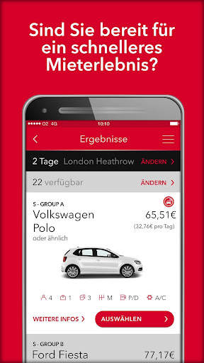 Avis Autovermietung screenshot 1
