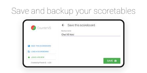 CounterVS - 2 players scoreboard screenshot 4