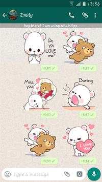 Lovely Bears Stickers For Whatsapp - WASticker screenshot 1