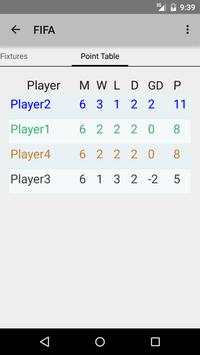 Doubles FIFA Scheduler screenshot 2