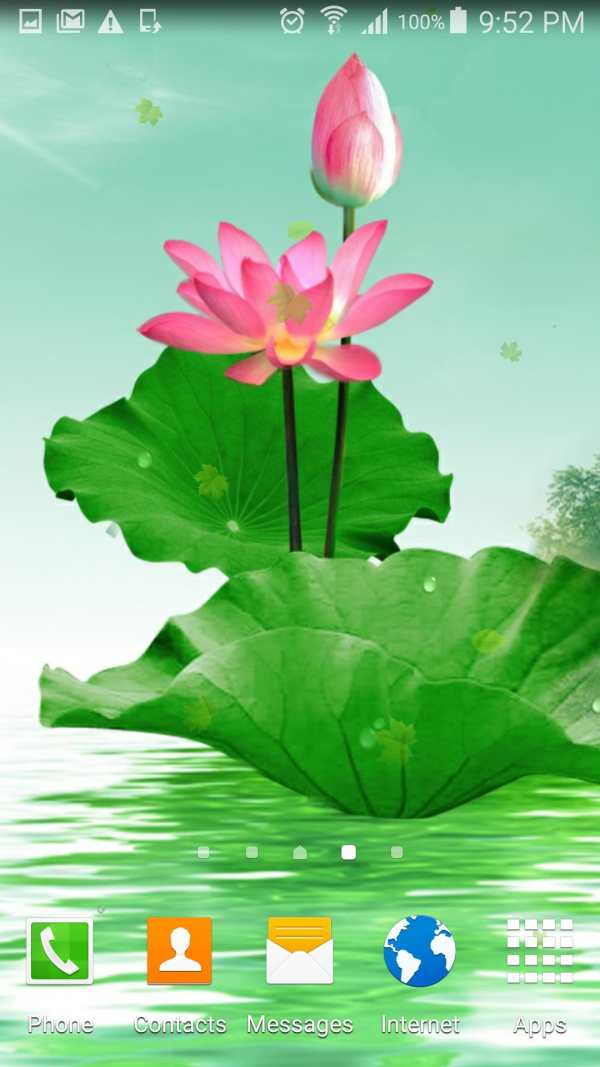 Lotus Live Wallpaper screenshot 3