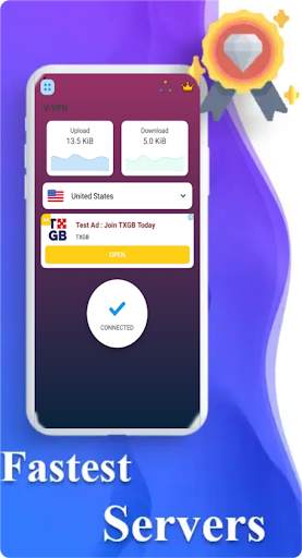 V-VPN-Fast Vpn App For Privacy & Security screenshot 1