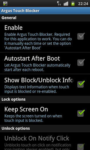 Touch Blocker / Disable Touch 1 تصوير الشاشة