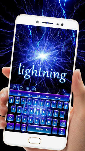Cool Blue Lighting Keyboard screenshot 2