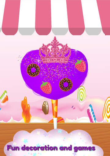 Make & Eat Candy Game: Cute Cotton Candy Games screenshot 4