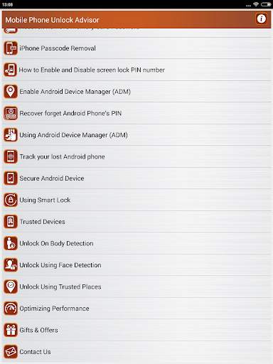 Clear Mobile Password PIN Help 10 تصوير الشاشة