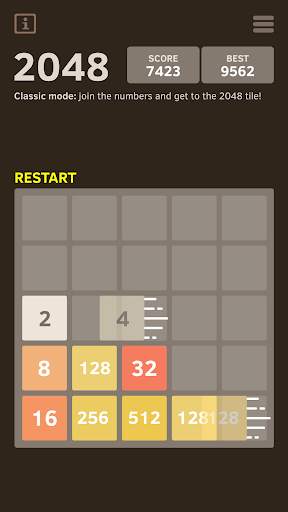 2048 Number puzzle game screenshot 12