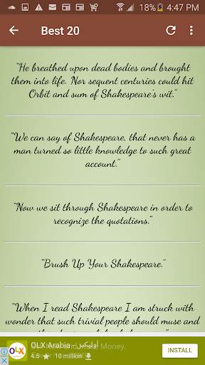 William Shakespeare quotes screenshot 2