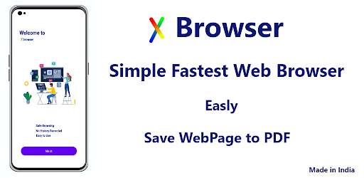 X Browser screenshot 1