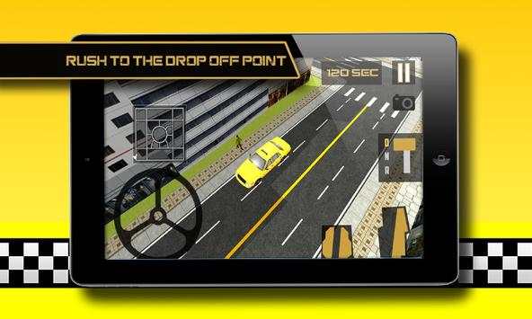 Taxi Simulator 2015 3D Driving screenshot 1