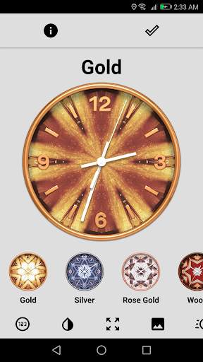 Kaleidoscope Clock Live Wallpaper screenshot 3