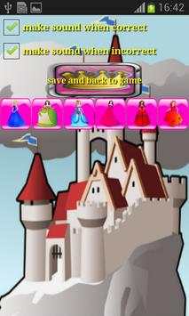 Princesses Memory Game screenshot 2