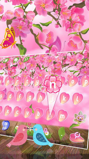 Love Bird Nature Keyboard Theme screenshot 1