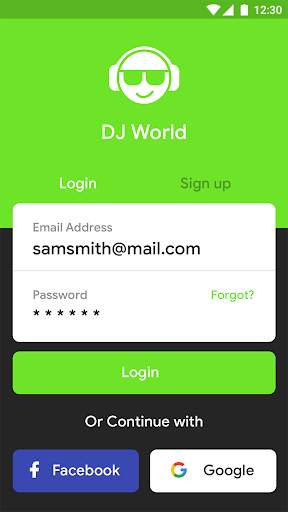 DJ World - Template screenshot 1