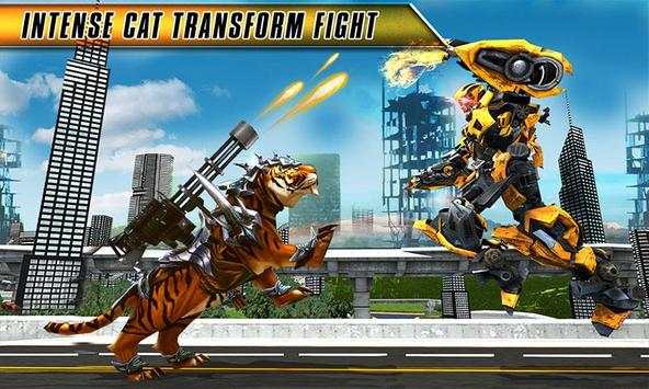 Wild Tiger Transforming Robot Battle Robot Games screenshot 4