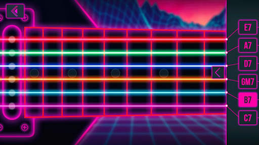 Bermain Neon Gitar Simulator screenshot 1