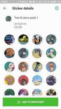 Stickers for Tom And Jerry- Sticker for Whatsapp screenshot 1