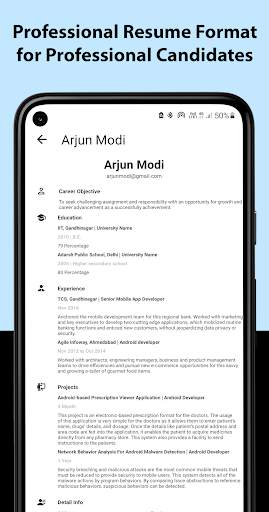 Resume Builder - CV Maker screenshot 4