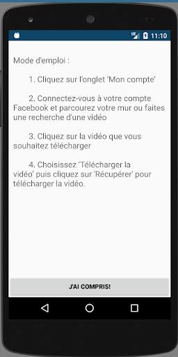 Télécharger des  vidéos sur Facebook screenshot 3