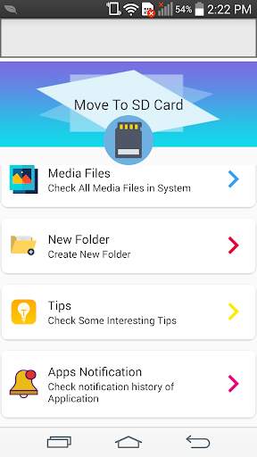 File Move Phone to SD card & Apps Share screenshot 4