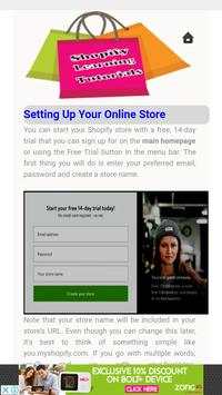 Shopify Learning Tutorials screenshot 2